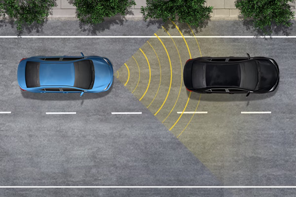 Система попередження зіткнення з функцією виявлення пішоходів Toyota BZ4X